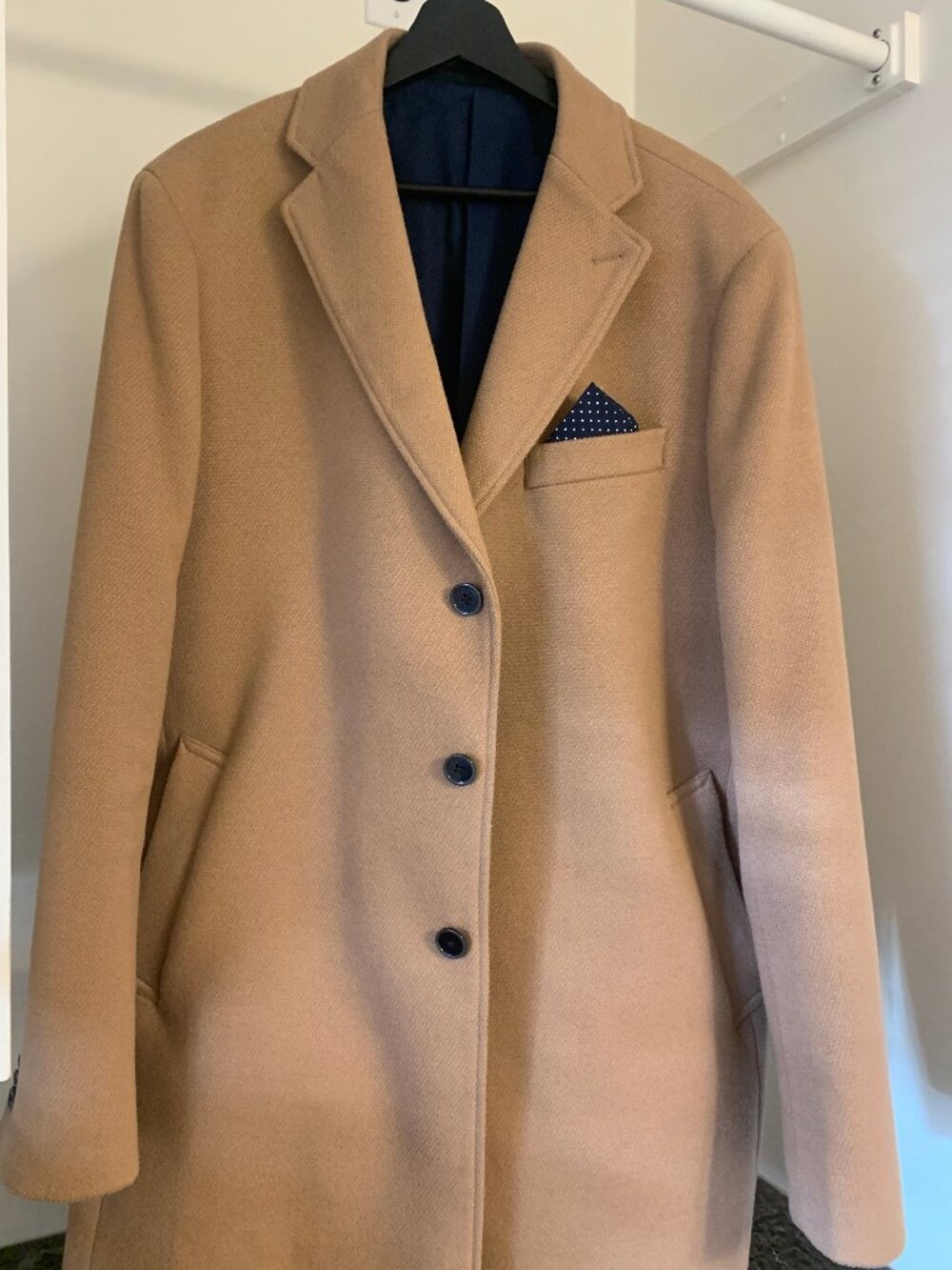 Camel Car Coat (Blue Industry)